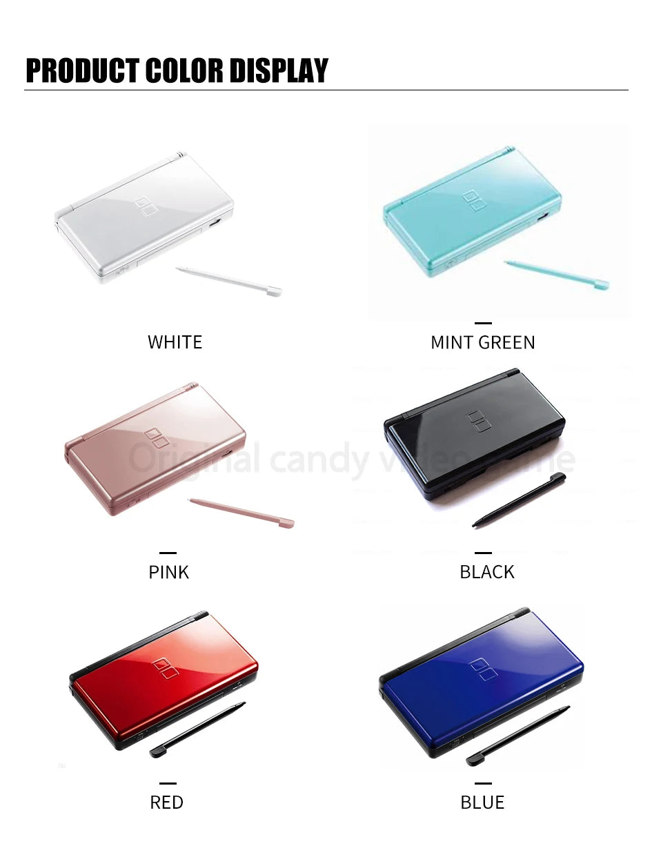 Original Used Ds Lite Console With Card And 16Gb Memory Suitable For Nntendo Dsl Palm