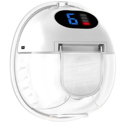 New Upgraded Hands-Free Wearable Wireless Electric Breast Pump,Portable Breast Massager for Lactation,BPA-Free Breastfeeding Pum