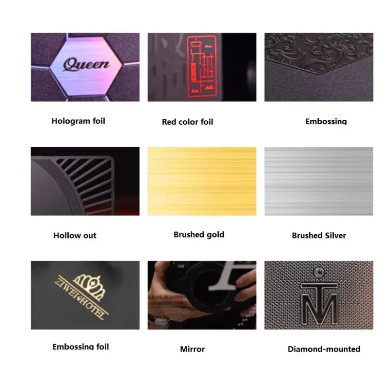 Stainless Steel NFC Metal Card Custom NFC Metal ID Card Blank Black NFC Metal Aluminum Business Member Cards With Chip