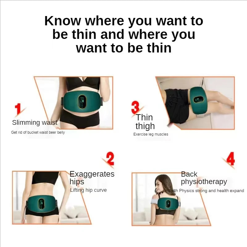 3 Modes Electric Fat Remover Body Massager for Belly Waist Arm Leg Butt Cordless Body Sculpting Machine Rechargeable