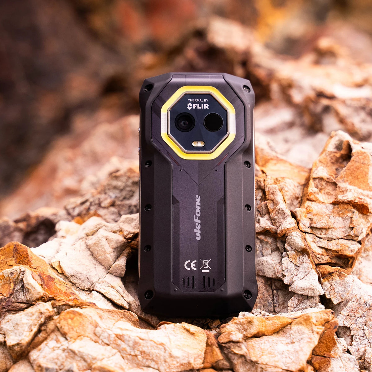 Ulefone Armor Mini 20T Pro 5G 4.7' Display Rugged Phone Android 14 LED Light 6200mAh 16GB+256GB Thermal Imaging 33W Smartphone