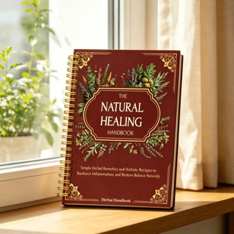 The Natural Healing Handbook English Wellness Lovers Spiral Book Holistic Herbal Wellness Guide Free Shipping