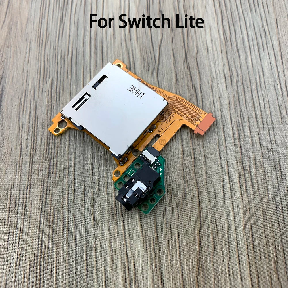 For Nintend Switch OLED Audio Game Cartridge Micro SD Card Reader For Switch Lite Game Card Slot Socket Headphone Board