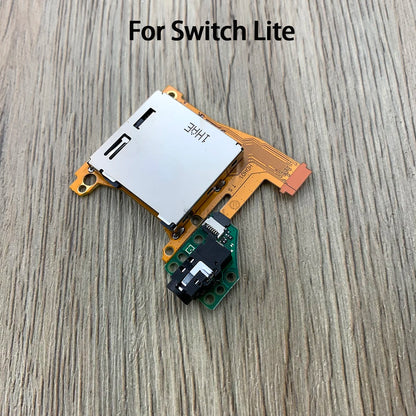For Nintend Switch OLED Audio Game Cartridge Micro SD Card Reader For Switch Lite Game Card Slot Socket Headphone Board