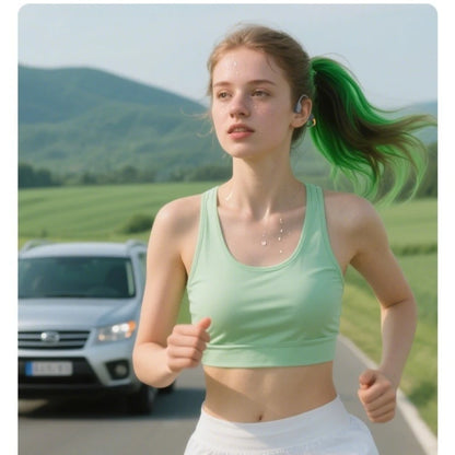 TOP 1 Sports Swimming Bone Conduction Headphones Bluetooth 6.0 IPX8 Waterproof Earphones 32GB MP3 Night Light Fitness Riding Run