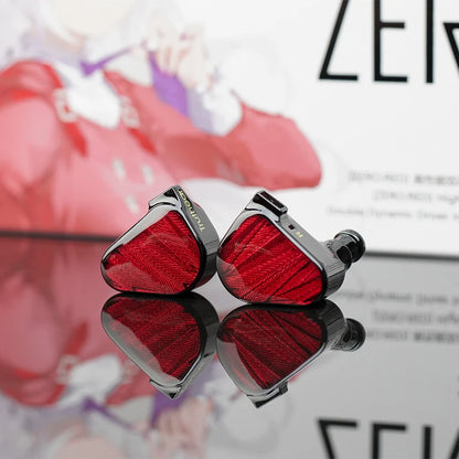 TRUTHEAR X Crinacle ZERO:RED Earphone Dual Dynamic Drivers In-Ear Headphone with 0.78 2Pin Cable