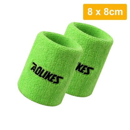 AOLIKES 1 Pair Sweatbands Sports Wristband for Men & Women - Moisture Wicking Athletic Sweatband for Tennis, Basketball, Running