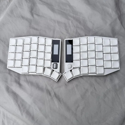 Sofle Low Profile Wireless Split Keyboard Hot Swap Kit Compatible Choc V1 1350/ V2 1353 Switch ZMK Bluetooth Separate Keyboard