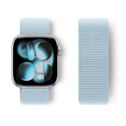 Nylon Loop for Apple Watch Band S11 46mm 40mm 44mm 45mm 42mm 41mm 49mm Smart Belt Bracelet for IWatch 11/10/9/8/7/6/SE/5/4 Strap