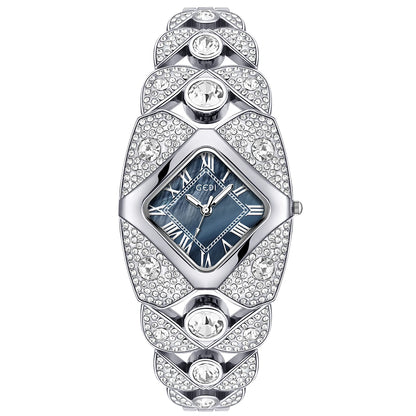 2026 New Women Watch Light Luxury Brand Diamond Inlaid Bracelet Watches Waterproof Ladies Fashion Quartz Clock Wristwatch Gift