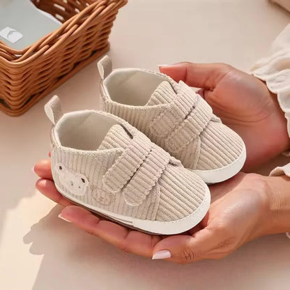 Baby Learning Walk Shoes, Cartoon Bear Breathable Casual Sneakers, Spring Autumn Soft Infant Baby Shoes 0-1 Year