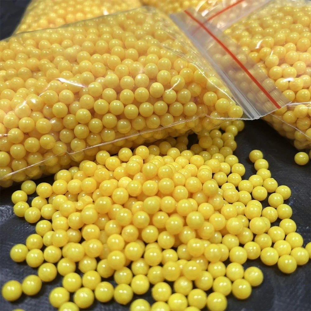 A 1000/2000/3000 Rounds Airsoft BBs Bullets 0.12g Hunting Shooting 6mm BB Strikeball Rifle Gun Plastic Balls Yellow Paintball