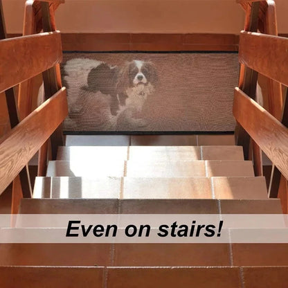 Dog Fence Dog Gate Ingenious Mesh For Indoor and Outdoor Safe Pet Dog gate Safety Enclosure Pet supplies baby safety gate
