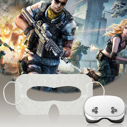 100Pcs Disposable VR Mask Breathable VR Eye Covers Universal Virtual Reality Face Mask for Meta Quest 3S VR Headset Accessories
