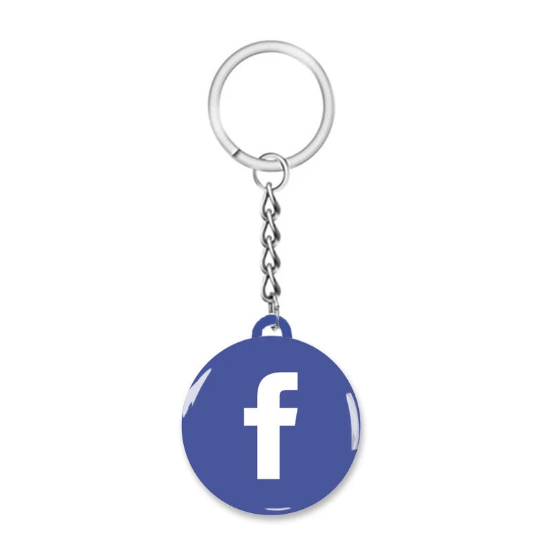 NFC Smart Epoxy Keychain for Google Instagram WhatsApp Facebook Snapchat Review Tap Keychain for Instant Customer Feedback