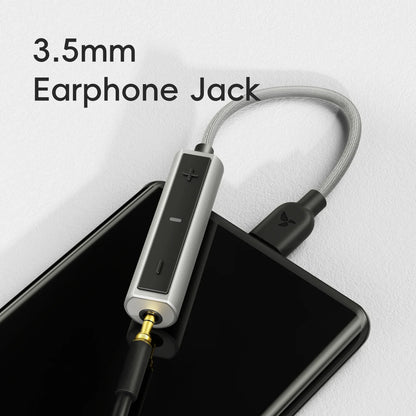 HiBy Digital D1 Type C HiFi Audio Dongle USB DAC Headphone AMP PCM32Bit/384kHz 3.5mm Output CS46L41 Sound Card for Android Win10