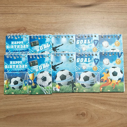 Football-Themed Notebook, Smooth Writing, Student Mini Notebook, Schedule Memo Pad, Diary and Planner for Football Enthusiasts.