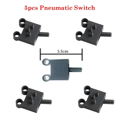 MOC Technical Hose Air Pump Tank Push Rod Putter Switch Piston Compatible With legoeds Pneumatic Parts 9641 42043 47225 61904