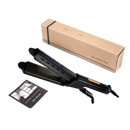 4 Temperature Settings Wide Plate Ionic Flat Iron Hair Straightener Professional Styling Tools Hair Straightener