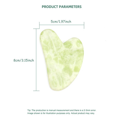 Guasha Massage Natural Stone Jade Scraper Facial Gua Sha SPA  Neck Massager for Face Lifting Wrinkle Remover Beauty Healty Tool
