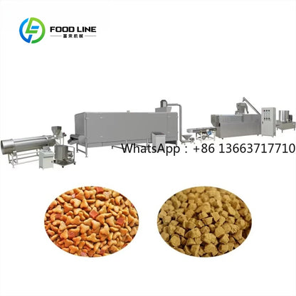 Customized Automatic Full Production Line Dog Food Making Machine Factory Supply Special Pet Food Production Line Commercial Use