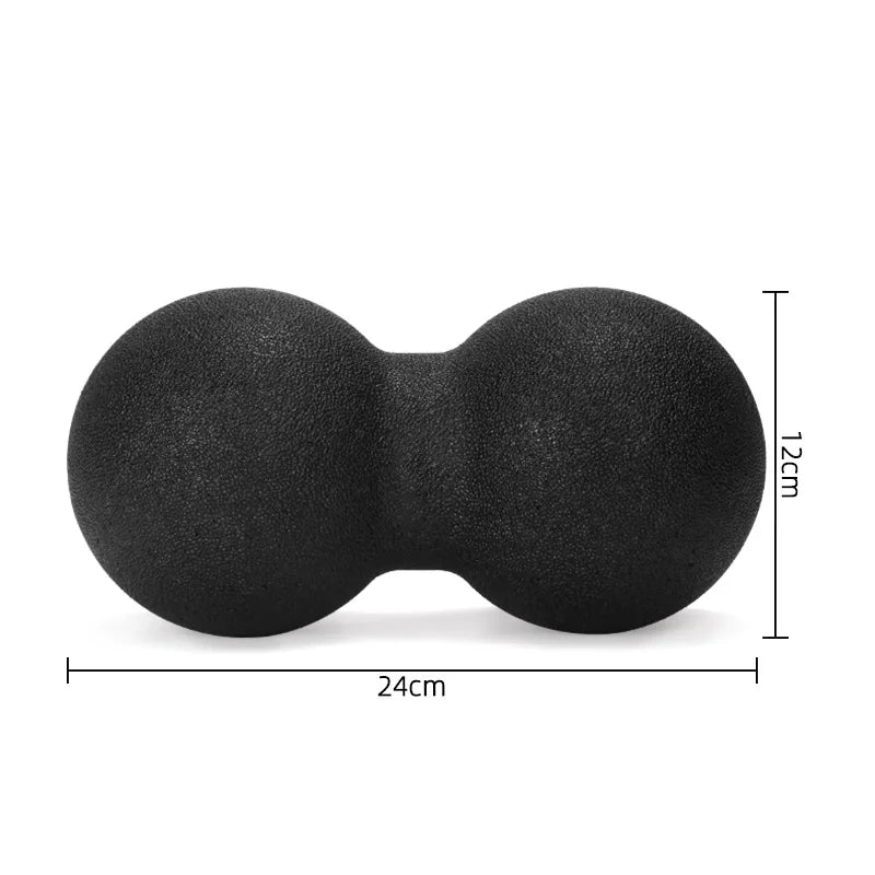 Peanut Massage Acupressure Ball Set Neck Back Trigger Point Massager Myofascial Physical Therapy Release Fitness Yoga Cellulite