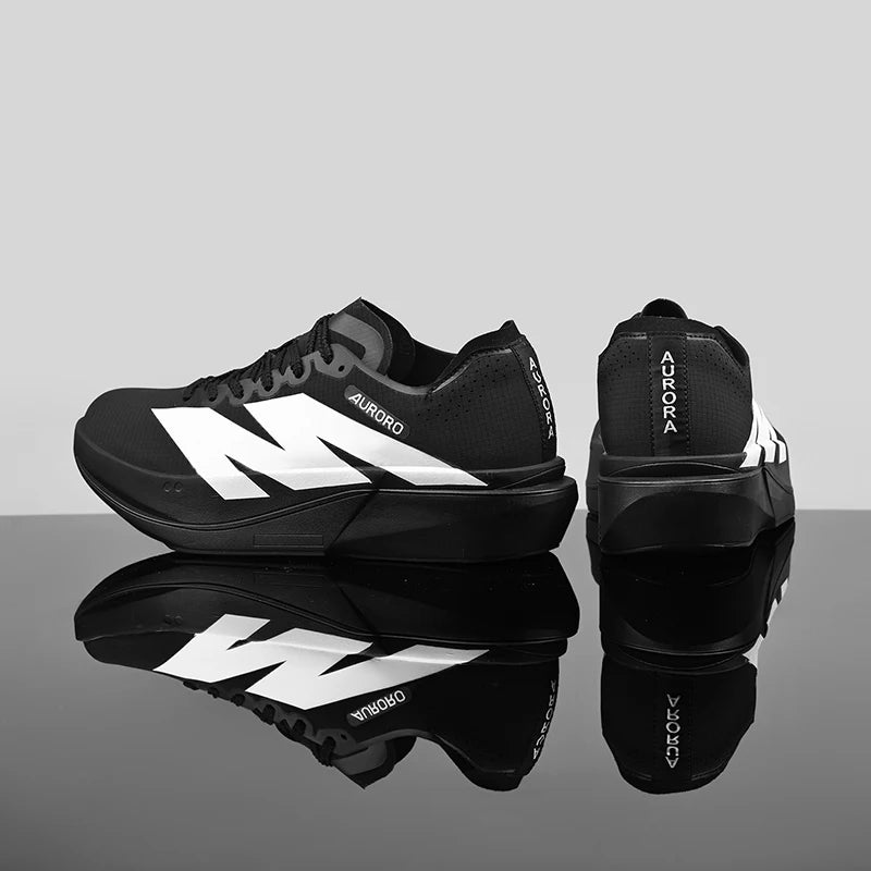 Sports Running Shoes Man Carbon Plate Walking Sneakers Shock-Absorbing Marathon Racing Athletics Training Walking Casual Shoes