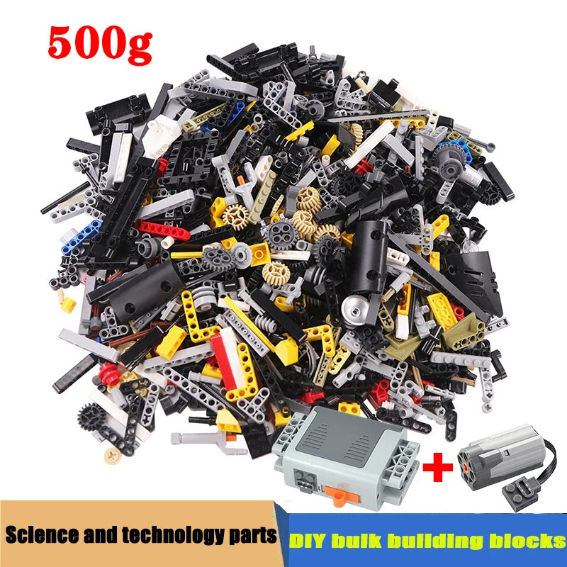 Basic Parts and High-Tech Mixed Packaging Pieces Building Blocks Bulk Model DIY Creative Bricks Assembly Kids Educational Toys