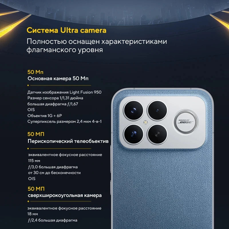 Global Version POCO F8 Ultra Smartphone Snapdragon 8 Elite Gen 5 6500mAh Battery 100W HyperCharging 50MP 6.9" 120Hz Display NFC