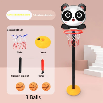 Children's Version Vertical Adjustable Lifting Basketball Rack Outdoor Home Indoor Sports Crtoon Rebound Parent-child Interacti