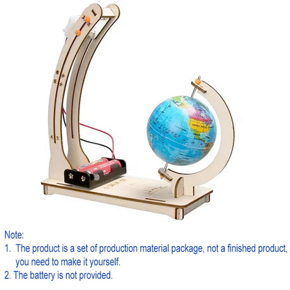 Kids Science Toys Day Night Alternation Globe Funny Teaching Aids Educational Toys DIY Technological Physics Learning Kit Toys