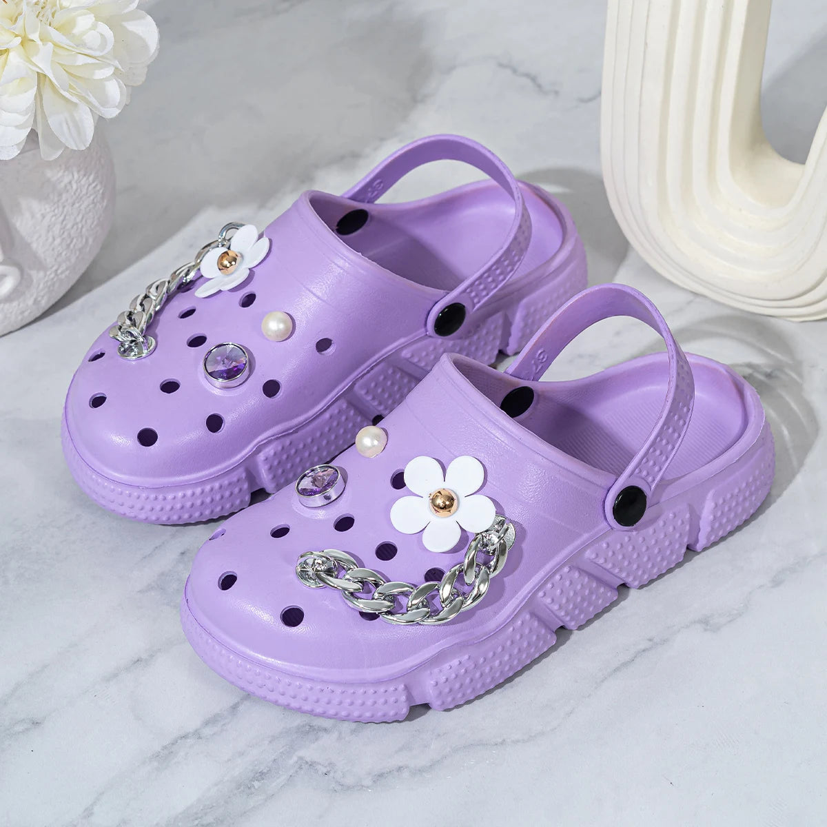Lightweight Clog and Mules, EVA Garden Shoes, Non-Slip Sandals, Comfortable Slip-On Shoes for Indoor Outdoor, Beach Slippers 888