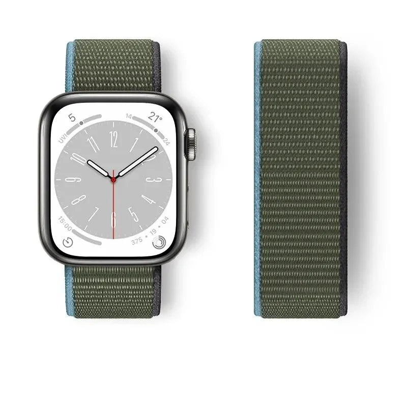 Nylon loop For Apple Watch Band Ultra-2 49mm 44mm 40mm 45mm 41mm Sport pride Bracelet iwatch Strap Series 9 8 se 7 6 5 4 3