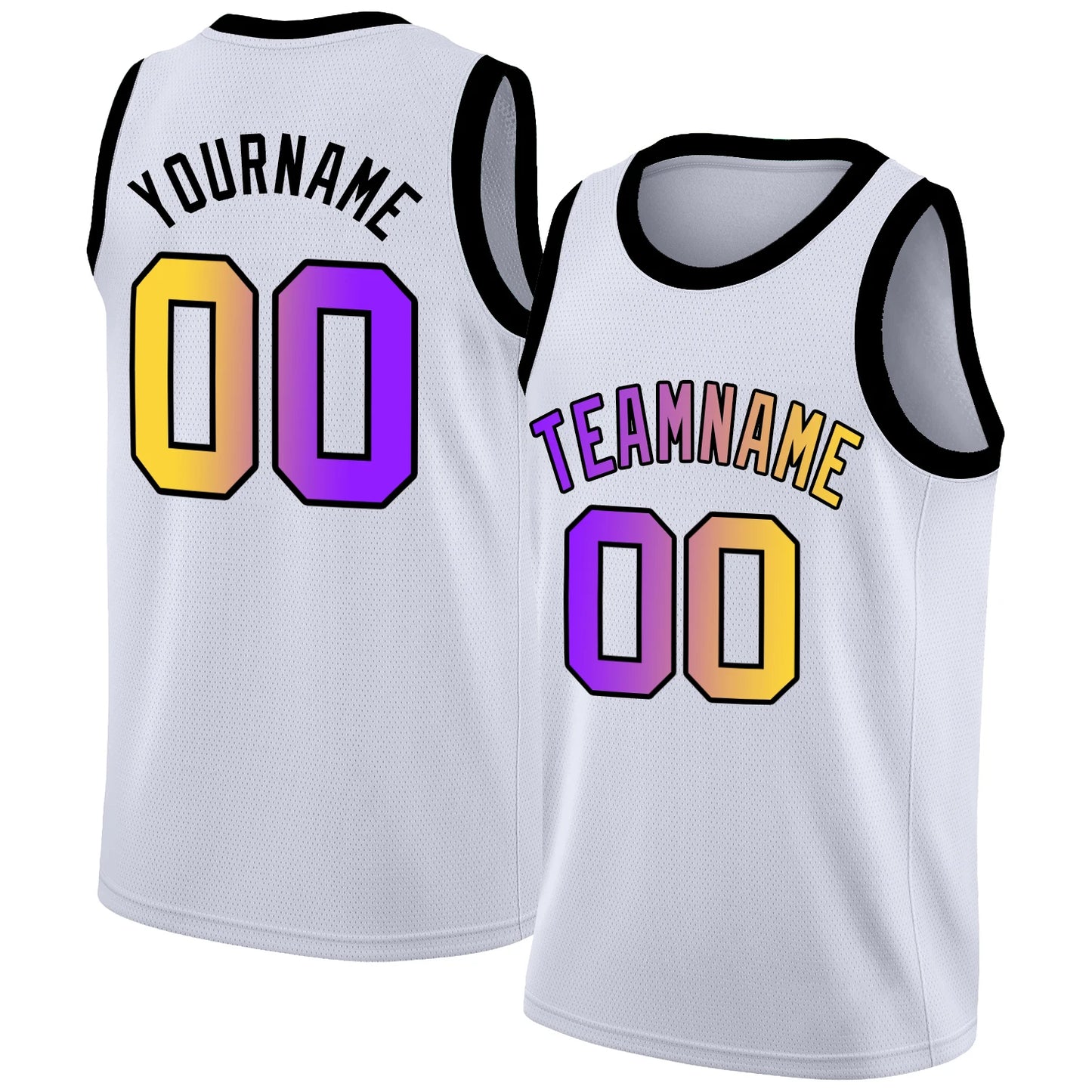 Round Neck Personalized Basketball Jersey Custom Full Sublimation Team Name/Number Training Athletic Shirts for Male/Lady/Kids