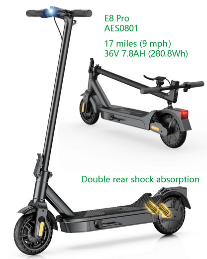 Foldable Adult Electric Scooter 8.5 Inch 500W 36V Long Range E Scooters Portable Commuter E Scooter For Adult Daily Travel