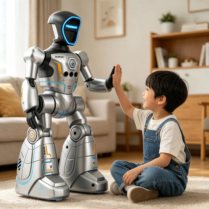 Ai Intelligent Remote Control Robot Programmable Early Education Voice Control Interactive Companion Delivery Robot Toy Gifit