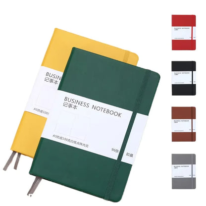 A5 Hard Cover Business Elastic Notepad Dot Grid Pages Korean Stationery Back To School Notebooks and Journals Office Stationery