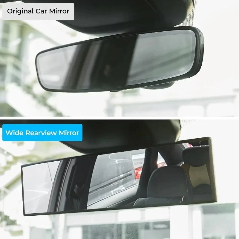 Wide Angle Convex Car Baby Rear View Mirror Anti Glare Large Vision Panoramic Interior Auxiliary Monitor for Vehicle Safety