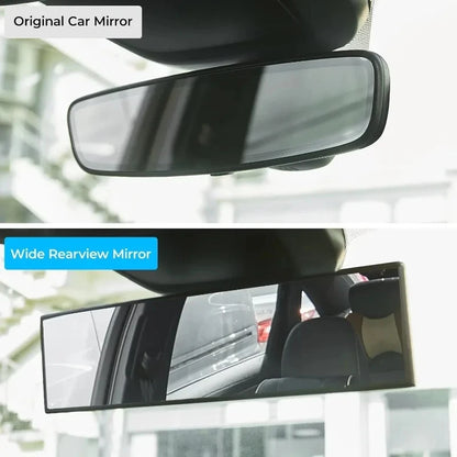 Wide Angle Convex Car Baby Rear View Mirror Anti Glare Large Vision Panoramic Interior Auxiliary Monitor for Vehicle Safety