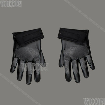Residenttt Leon Full Set Suit Cosplay Dark Coat Slim-fit T-shirt Pant Belt Gloves Horro Game Man Halloween Comic Con Festival
