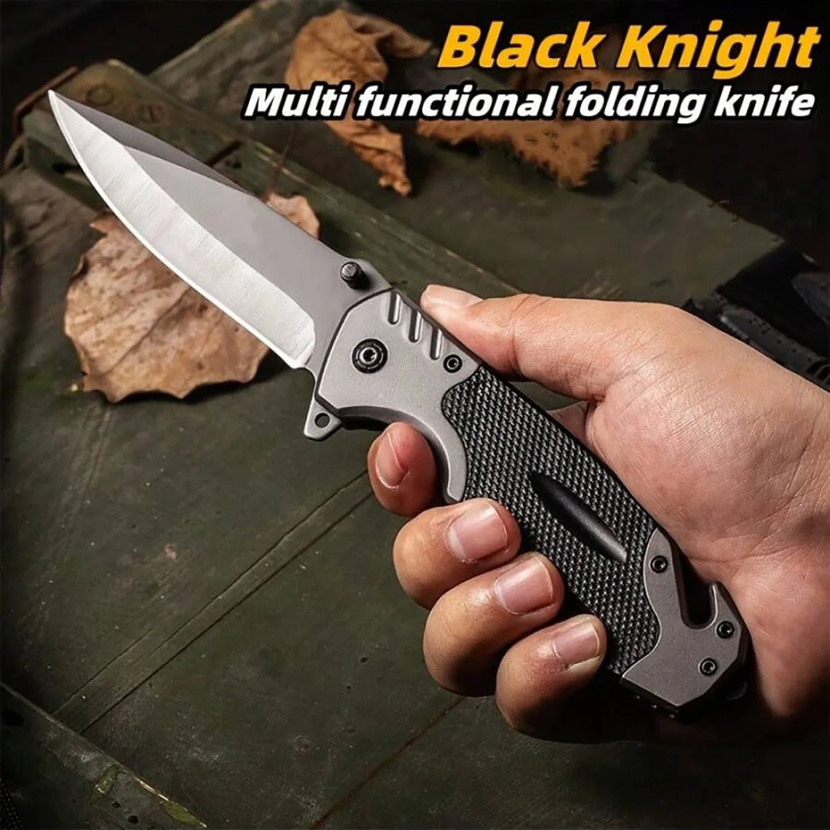 Folding Pocket Knife | Stainless Steel Blade, Plastic Handle | Camping & Outdoor Carry