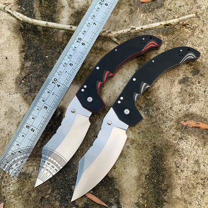 Mayhem Folding Knife Carrying Hunting Knife AUS10A Blade Outdoor Portable Camping Survival Knives Jackknife Gift for Men