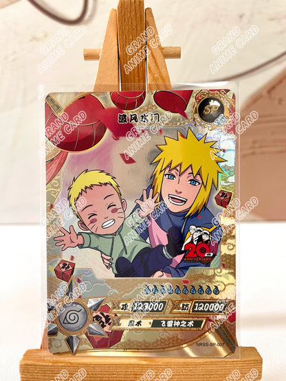 Kayou Genuin Anime Naruto Card NRSS SP Full Series No.001-007 Single Card Rare Card Tsunade Collection Game Children's Toy Gift