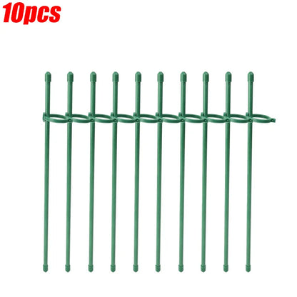 Adjustable Plant Support Rod Garden Stakes Shrub Flower Stick Tomatoes Vine Orchid Stand Potted Plants Holder Pole with Clip
