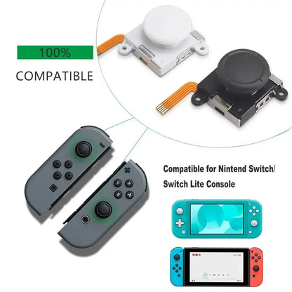 Anti-Drift TMR Electromagnetic Joystick High Precision Durable ThumbStick 3D Analog for PS5/PS4/Xbox/Switch Pro
