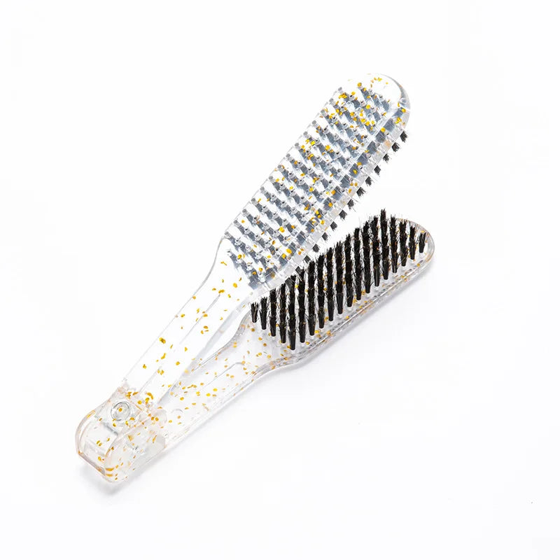 Salon Straightener, Anti-Static Double-Sided Brush and Comb, Suitable for Thick and Rough Hair, Suitable for Straight Hair