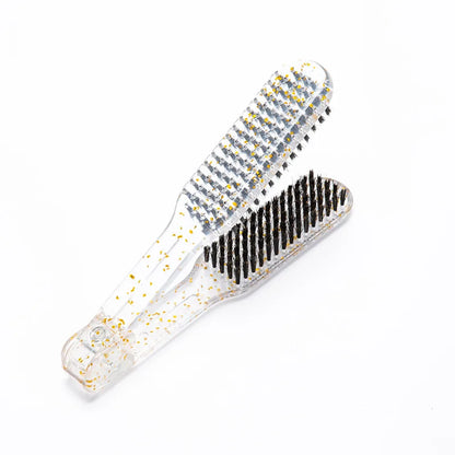 Salon Straightener, Anti-Static Double-Sided Brush and Comb, Suitable for Thick and Rough Hair, Suitable for Straight Hair
