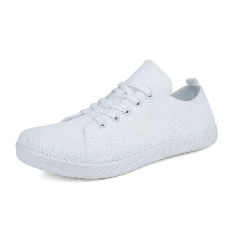 Unisex Wide Barefoot Shoes Wide Toe Cross Trainer Slip on Running Shoes Breathable Mesh Casual Sneakers for Outdoor Sports