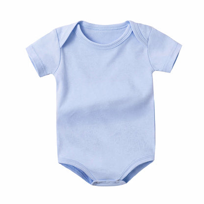 0-2Y Baby Bodysuit 80cm Girl 100% Cotton Summer Boutique Baby Clothes Boy Newborn Grey Green Purple Orange Plain White Rompers