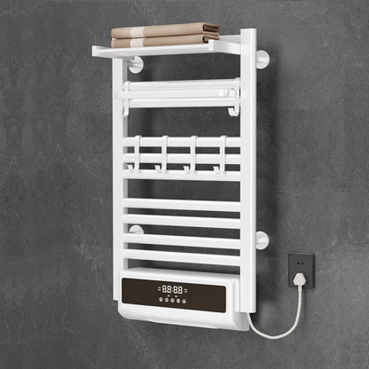2-in-1 Towel Bath Towel Heater with Timer, Bathroom Radiator, Electric Towel Warmer